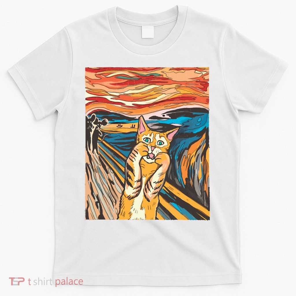 The Scream Parody Cat T-Shirt