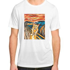 The Scream Parody Cat Adult ChromaSoft Performance T-Shirt