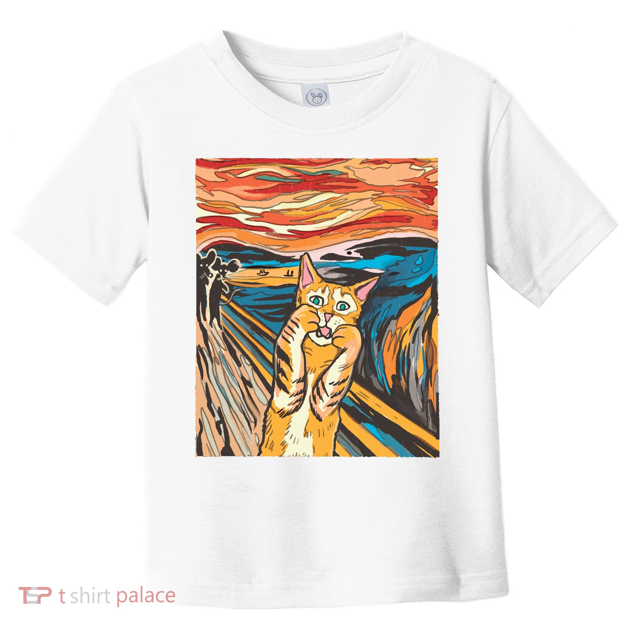The Scream Parody Cat Toddler T-Shirt