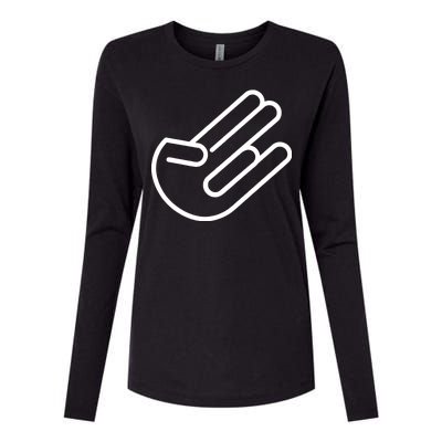 The Shocker Logo Womens Cotton Relaxed Long Sleeve T-Shirt