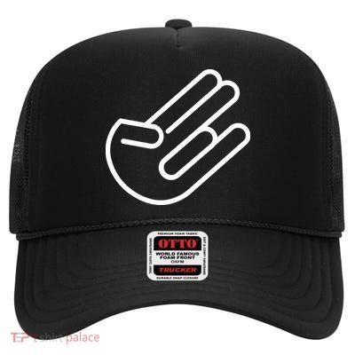 The Shocker Logo High Crown Mesh Back Trucker Hat