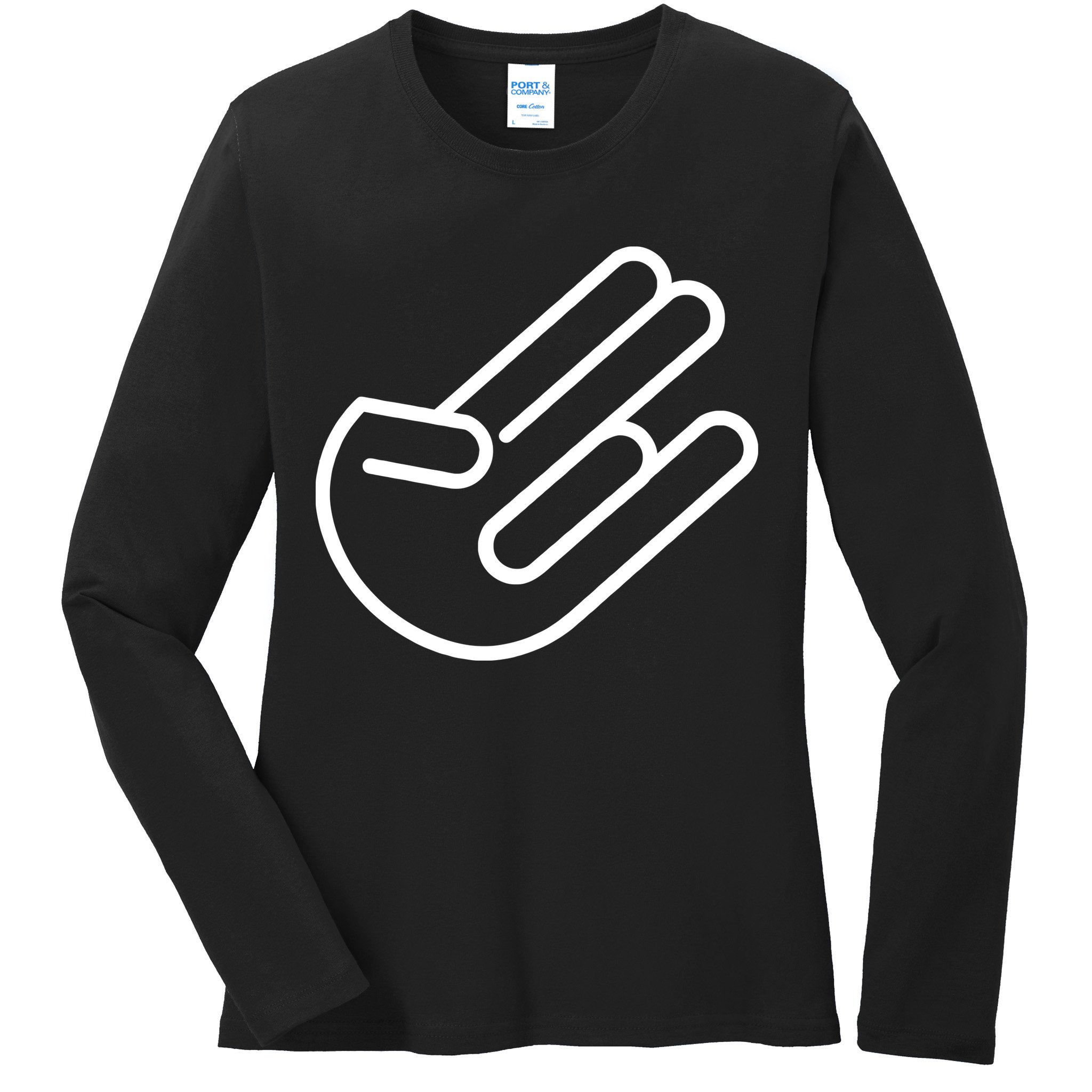 The Shocker Logo Ladies Long Sleeve Shirt