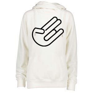 The Shocker Logo Womens Funnel Neck Pullover Hood