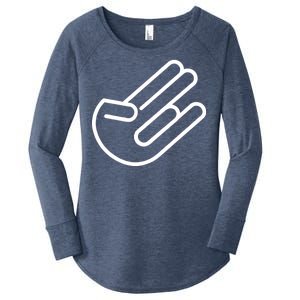 The Shocker Logo Women's Perfect Tri Tunic Long Sleeve Shirt