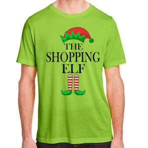 The Shopping Elf Family Matching Christmas Adult ChromaSoft Performance T-Shirt