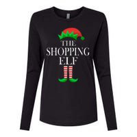 The Shopping Elf Family Matching Christmas Womens Cotton Relaxed Long Sleeve T-Shirt