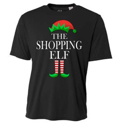 The Shopping Elf Family Matching Christmas Cooling Performance Crew T-Shirt