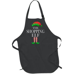 The Shopping Elf Family Matching Christmas Full-Length Apron With Pockets