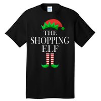 The Shopping Elf Family Matching Christmas Tall T-Shirt