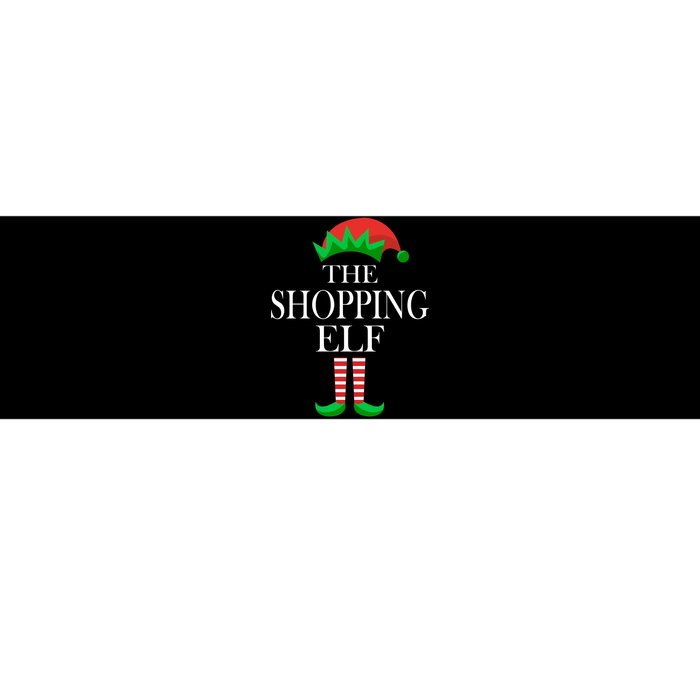 The Shopping Elf Family Matching Christmas Bumper Sticker