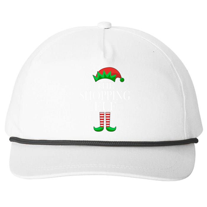 The Shopping Elf Family Matching Christmas Snapback Five-Panel Rope Hat