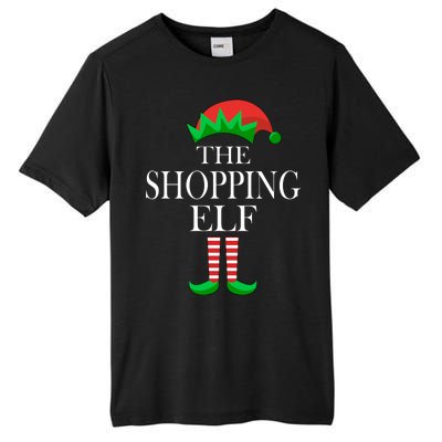 The Shopping Elf Family Matching Christmas Tall Fusion ChromaSoft Performance T-Shirt