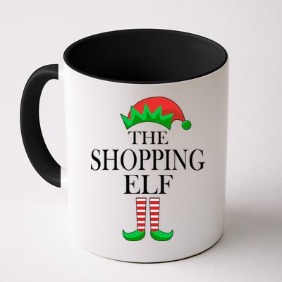 The Shopping Elf Family Matching Christmas Mug