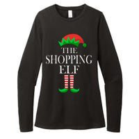 The Shopping Elf Family Matching Christmas Womens CVC Long Sleeve Shirt