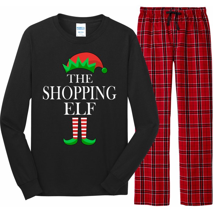 The Shopping Elf Family Matching Christmas Long Sleeve Pajama Set