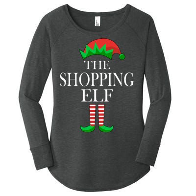 The Shopping Elf Family Matching Christmas Women's Perfect Tri Tunic Long Sleeve Shirt