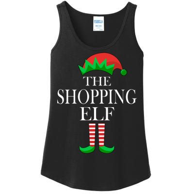 The Shopping Elf Family Matching Christmas Ladies Essential Tank