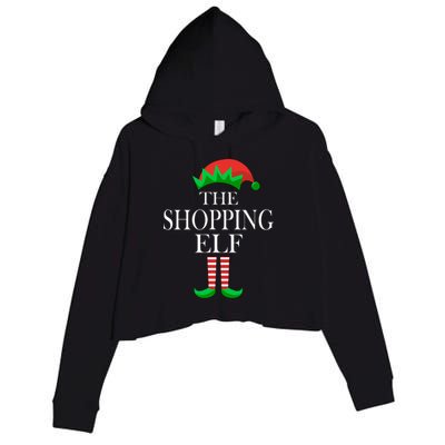 The Shopping Elf Family Matching Christmas Crop Fleece Hoodie