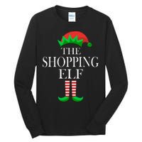 The Shopping Elf Family Matching Christmas Tall Long Sleeve T-Shirt