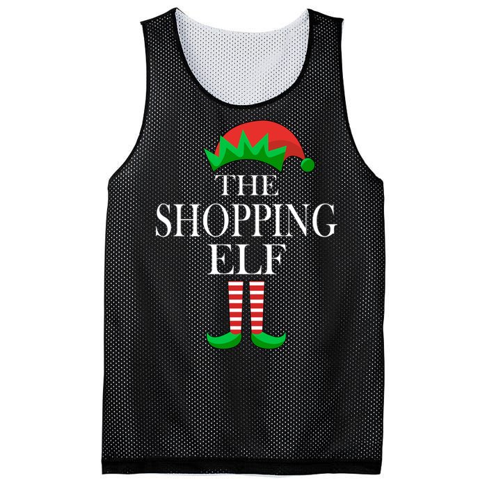 The Shopping Elf Family Matching Christmas Mesh Reversible Basketball Jersey Tank