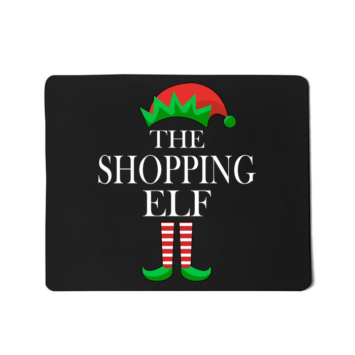 The Shopping Elf Family Matching Christmas Mousepad