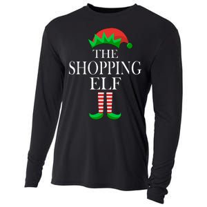 The Shopping Elf Family Matching Christmas Cooling Performance Long Sleeve Crew