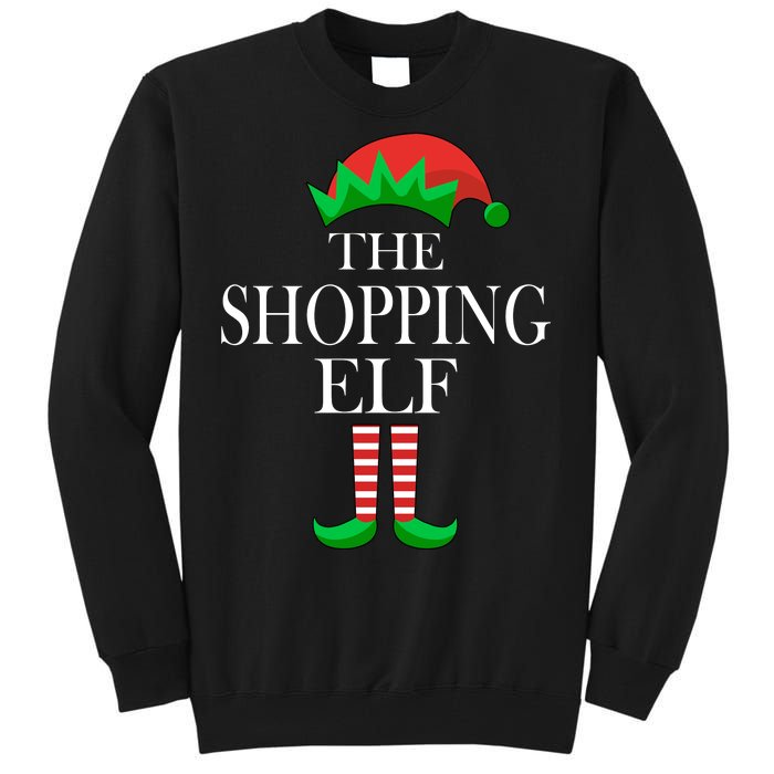 The Shopping Elf Family Matching Christmas Tall Sweatshirt