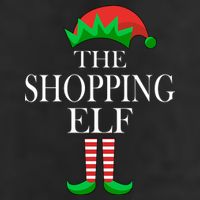 The Shopping Elf Family Matching Christmas 25L Jumbo Tote