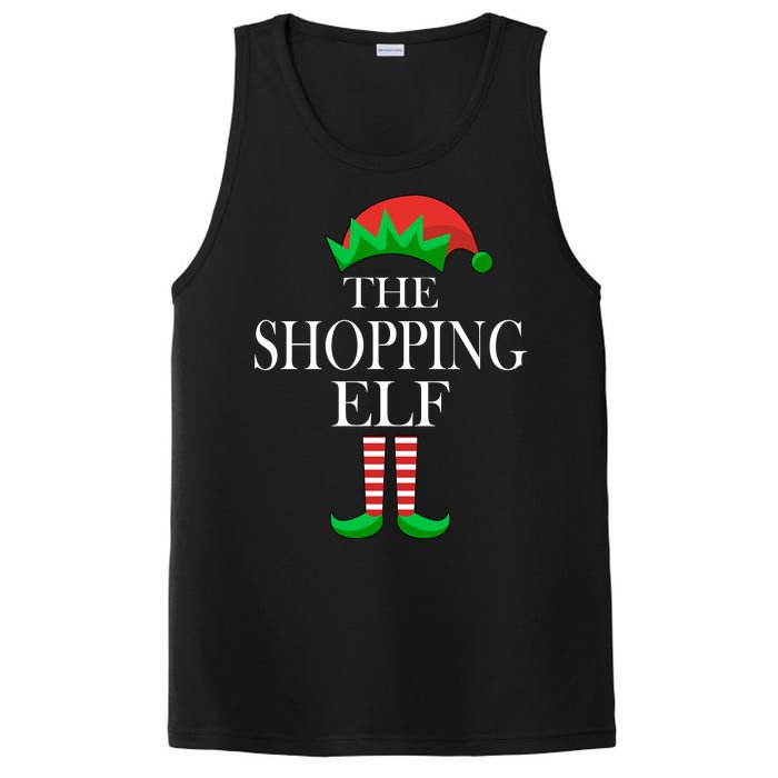 The Shopping Elf Family Matching Christmas PosiCharge Competitor Tank