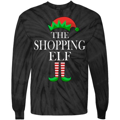 The Shopping Elf Family Matching Christmas Tie-Dye Long Sleeve Shirt