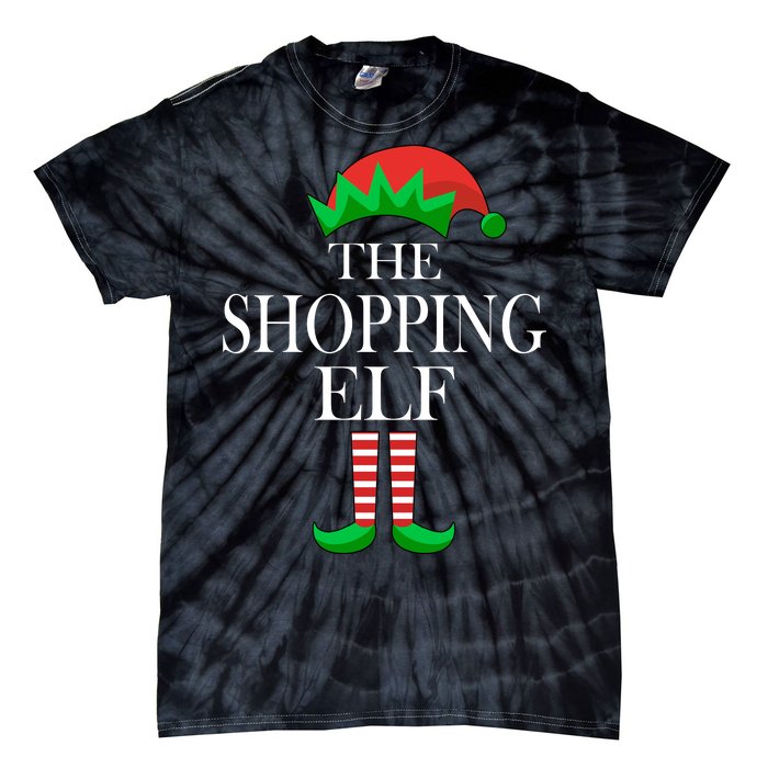 The Shopping Elf Family Matching Christmas Tie-Dye T-Shirt