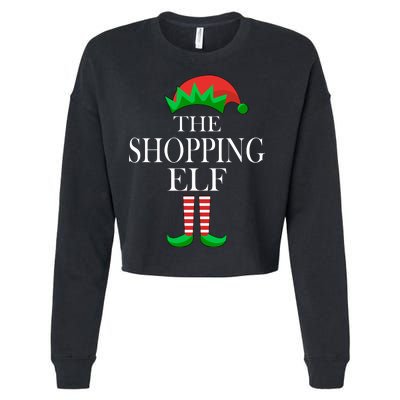 The Shopping Elf Family Matching Christmas Cropped Pullover Crew