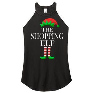 The Shopping Elf Family Matching Christmas Women's Perfect Tri Rocker Tank