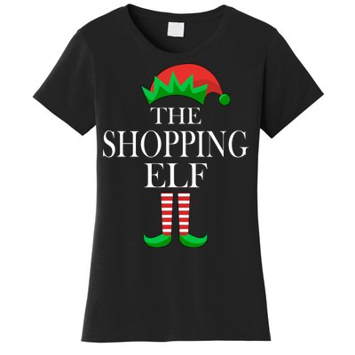 The Shopping Elf Family Matching Christmas Women's T-Shirt