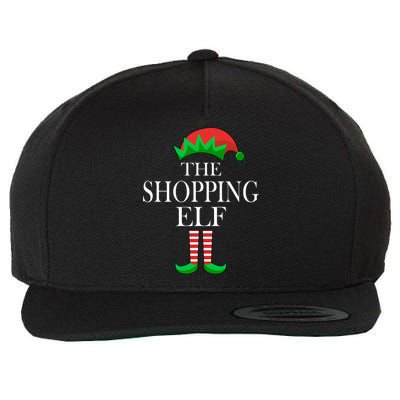 The Shopping Elf Family Matching Christmas Wool Snapback Cap