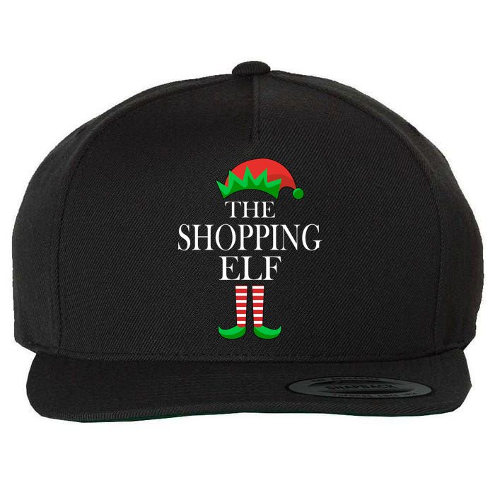 The Shopping Elf Family Matching Christmas Wool Snapback Cap