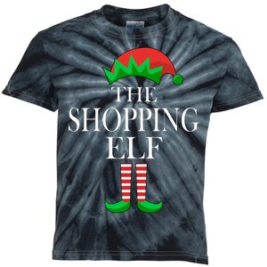 The Shopping Elf Family Matching Christmas Kids Tie-Dye T-Shirt