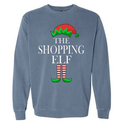 The Shopping Elf Family Matching Christmas Garment-Dyed Sweatshirt