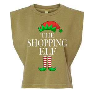 The Shopping Elf Family Matching Christmas Garment-Dyed Women's Muscle Tee