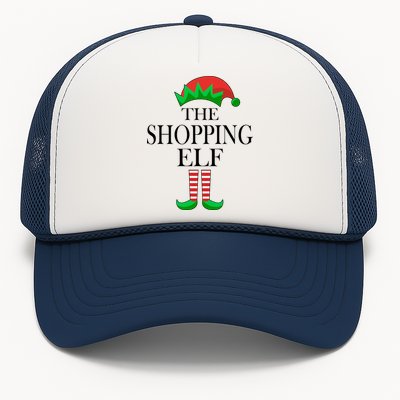 The Shopping Elf Family Matching Christmas Trucker Hat