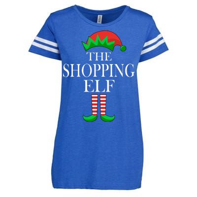 The Shopping Elf Family Matching Christmas Enza Ladies Jersey Football T-Shirt