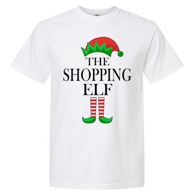 The Shopping Elf Family Matching Christmas Garment-Dyed Heavyweight T-Shirt