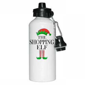 The Shopping Elf Family Matching Christmas Aluminum Water Bottle