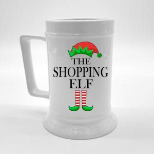 The Shopping Elf Family Matching Christmas Beer Stein