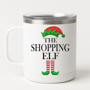 The Shopping Elf Family Matching Christmas 12 oz Stainless Steel Tumbler Cup