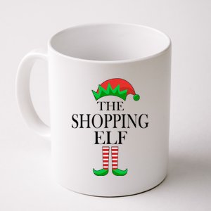 The Shopping Elf Family Matching Christmas Coffee Mug