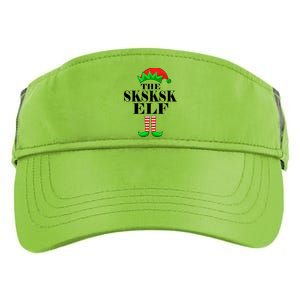 The SKSKSK Elf Funny Christmas Matching Adult Drive Performance Visor