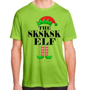 The SKSKSK Elf Funny Christmas Matching Adult ChromaSoft Performance T-Shirt