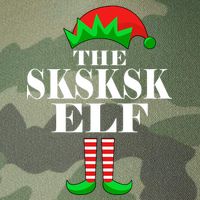 The SKSKSK Elf Funny Christmas Matching Legacy Tie Dye Trucker Hat
