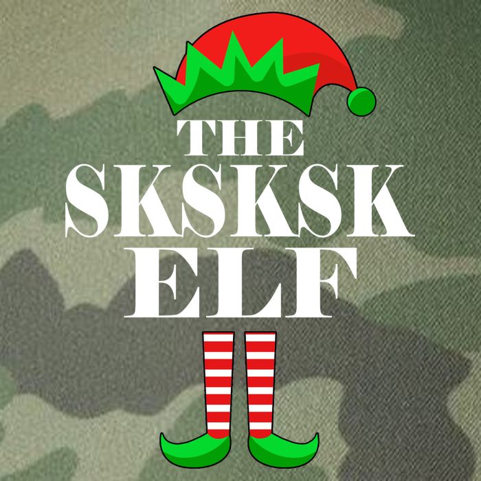 The SKSKSK Elf Funny Christmas Matching Legacy Tie Dye Trucker Hat